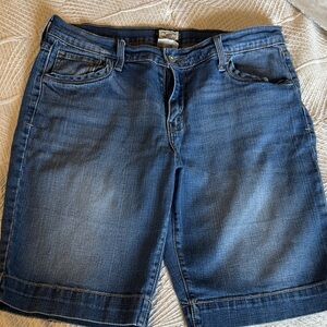 Levi's Blue Denim Jean Shorts